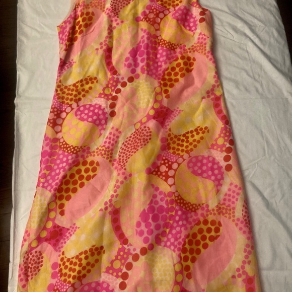 L'Aiglon Psychedelic Party Outfit with Dress and Scarf - Picture 2 of 10